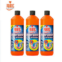 狐狸爸爸 PRATIC 狐狸爸爸 管道疏通剂 1L*3瓶