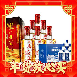 泸州老窖 六年窖头曲+会唱歌的小酒 52%vol 浓香型白酒 500ml*6瓶+150ml*6瓶 组合装