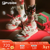 FILA FUSION斐乐潮牌女鞋滑板鞋2024春潮流风休闲鞋板鞋 37.5