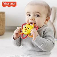 Fisher-Price 小海马宝宝美味马卡龙摇铃牙胶趴趴垫新生儿安抚抓握玩具胎教