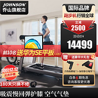 JOHNSON 乔山 跑步机家用静音折叠减震智能健身房运动健身器材大型跑步机 Paragon X