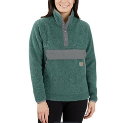 carhartt 女士宽松羊毛抓绒套头衫