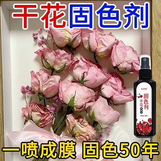 OQB干花固色喷雾干花固色剂永生花保鲜护形干花玉露防褪色护色剂喷雾 #8568单瓶装