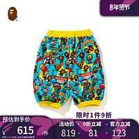 BAPE 童装秋冬卡通BABY MILO马戏团图案休闲短裤353603H