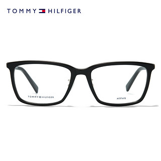 Tommy Hilfiger汤米镜架板材方框眼镜男款休闲商务眼镜框2015 KB7-透灰色