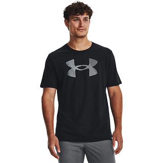 安德玛（Under Armour）UA 男子干爽训练运动短袖T恤 1379451 001黑色 XL