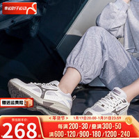 美津浓（MIZUNO）男鞋女鞋 24春RACER S复古休闲鞋潮流鞋轻便透气跑步鞋 07/棉白/暗灰褐 42.5/275mm