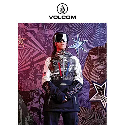VOLCOM 钻石男装户外品牌美式专业滑雪服2023冬季新款防寒保暖夹克
