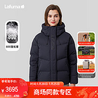 Lafuma 乐飞叶 户外羽绒服女 戈尔GORE-TEX蓄热800蓬鹅绒外套 LFJU3DG90 黑色BK 170/88A（40）