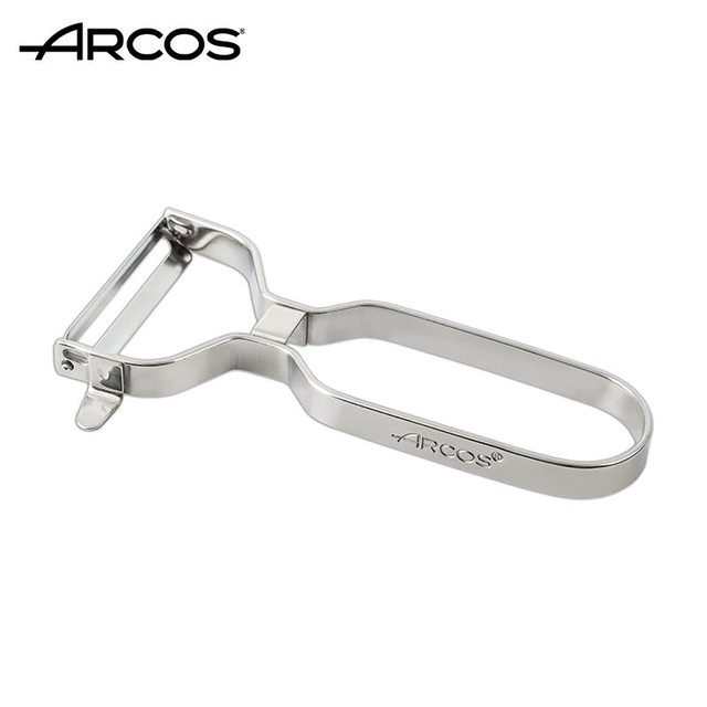 ARCOS 现货锐高仕进口削皮刀拉丝刀瓜果削皮器刨苹果土豆番茄西红柿 削皮刀 刃长110mm   整长215mm