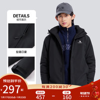 骆驼(CAMEL)情侣夹克棉服男士加厚防寒青少年休闲加绒外套秋冬季MG122C7651A