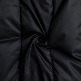 Converse 匡威童装男女童羽绒马甲三防面料90%含绒量儿童保暖上衣 正黑色 110/52