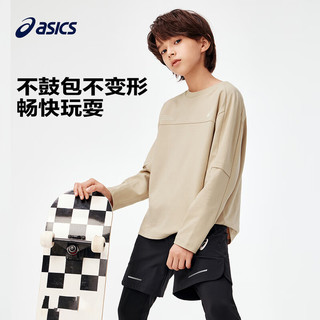 ASICS 亚瑟士 童装2024年春季男女童运动休闲百搭针织T恤 508紫色 160cm