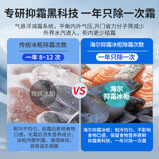 Haier 海尔 宝蓝小冰柜家用小型100升减霜80%一级能效节能速冻冷冻柜BC/BD-100GHPCJZ 100升/钢板内胆高配款