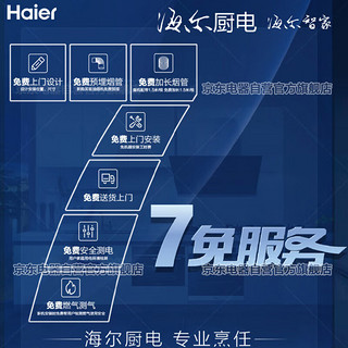 海尔（Haier）抽油烟机三件套 26m³大吸力烟机 5.2kW燃气灶 110升嵌入式消毒柜PL903C2+Q2BE50+H031