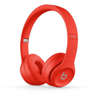 Beats solo3 Wireless 头戴式 蓝牙无线耳机 手机耳机 红色