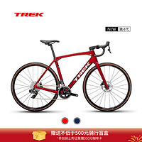 崔克（TREK）公路车 DOMANE SL 6 ETAP 碳纤维舒适耐力电变砾石路公路自行车 绯红色 门店提取 车架尺寸 - 54CM 24速