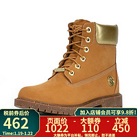 TimberlandTimberland添柏岚经典6寸男女同款大黄靴环保户外防水真皮 A5RS8W女款-小麦色 43