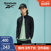 Reebok 锐步 官方2023夏季男子JACKET针织拉链休闲夹克23RCS105M