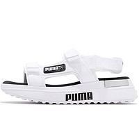 PUMA 彪马 男女 基础系列 Future Rider Sandal 拖凉鞋 372318 02 白/黑色 44.5码 UK10码