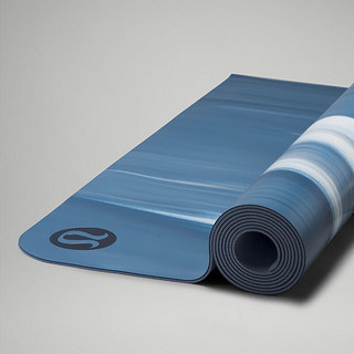 lululemon 露露乐蒙丨The Mat 双面瑜伽垫 3mm LU9AGBS 柔软牛仔布/淡蓝色/白色/淡蓝色 3mm