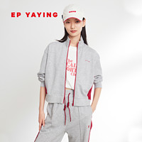 EP YAYING 雅莹 女装 运动风撞色立领卫衣外套 2023秋冬新款1298A