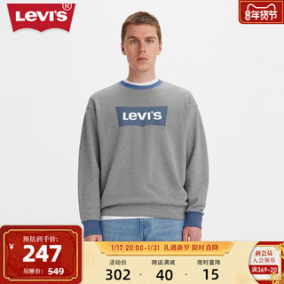 Levi's 李维斯 2023秋冬新品男士圆领卫衣休闲印花上衣