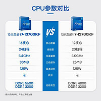 GIGABYTE 技嘉 Z790 AORUS ELITE AX ICE搭配intel i7 13700KF冰雕电竞套装