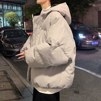 至唯 棉衣男冬季棉服男港风潮牌面包服男大码棉袄加厚外套男潮流青少年学生帅气衣服男