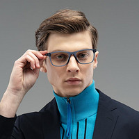 HUGO BOSS 新春年货礼物 商务职场近视眼镜框男士时尚简约板材全框光学镜架