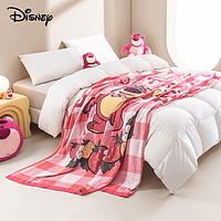 迪士尼（Disney）【198两件】A类四件套被芯毛巾被子凉席夏被床上用品加厚 【毛巾被】粉200*150全棉/迪士尼