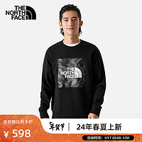 北面（The North Face）针织卫衣男款新年款户外休闲运动舒适透气24年春季88FT JK3/黑色 S/165