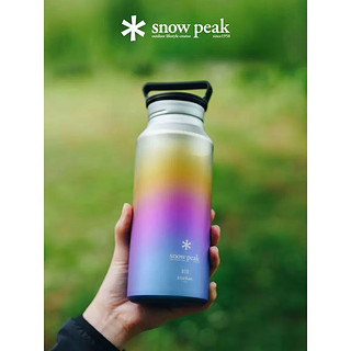 Snow Peak雪峰 露营户外多色便携极光钛杯钛瓶 TW-800 钛瓶