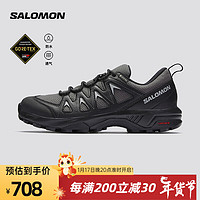 salomon 萨洛蒙 女款 户外运动舒适透气轻量防水减震防护徒步鞋 X BRAZE GTX 磁铁灰 471807 4 (36 2/3)