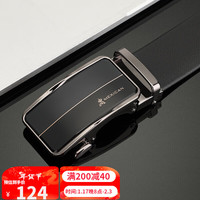 稻草人男士头层牛皮皮带自动扣商务腰带休闲裤带新年实用送父亲男友老公