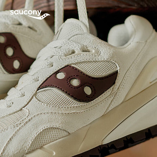 Saucony索康尼SHADOW 6000RE男女运动休闲鞋复古运动鞋米褐36