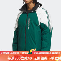 阿迪达斯(adidas)阿迪达斯三叶草男款运动休闲连帽羽绒服外套IU4827 蓝色IU4828 M 蓝色|IU4828
