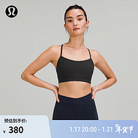 露露乐蒙lululemon 丨Flow Y 女士运动内衣 *Nulu LW2D88A瑜伽 黑色 XXS