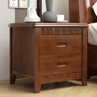 BYDERME 拜德美 实木床头柜免安装简易款床边柜现代简约卧室网红轻奢