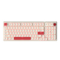 BASIC 本手 AK98 三模机械键盘 红轴 粉色光