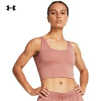 安德玛（UNDERARMOUR）【我可以47】同款秋冬Meridian女子修身短身训练运动背心1379153 粉红色696 L