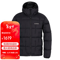 mont·bell户外羽绒服男款秋冬800蓬鹅绒轻便保暖连帽外套 1101673 BK黑色 XL