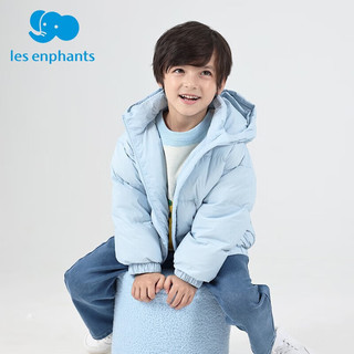 丽婴房（Les enphants）童装儿童宝宝羽绒服厚款保暖外套男女童鹅绒多彩羽绒上衣冬 浅绿 100CM/3岁