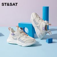 ST&SAT/星期六 儿童鞋子旋转钮扣休闲鞋儿童运动鞋女童鞋男童鞋