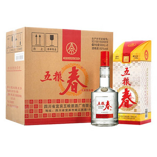 WULIANGYE 五粮液 股份 浓香型白酒 50度 500mL 6瓶 五粮春一代