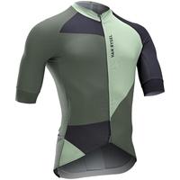 DECATHLON 迪卡侬 骑行服男士短袖骑行公路山地车骑行运动衫卡其拼色XL-5166273