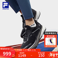 斐乐（FILA）男鞋FILA SPD CHEETAH路跑鞋2024春猎豹跑步鞋 骏马黑-BB 42.5