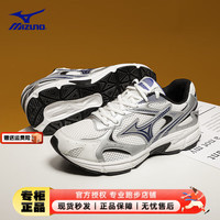 美津浓(MIZUNO)男鞋女鞋 2024春SPEED 2K复古潮流运动鞋减震耐磨跑步鞋 SPEED 2K/白/黑/军蓝色 37/(235mm)
