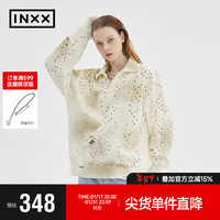 英克斯（inxx）APYD 潮牌春polo领套头针织衫APE1060337 米黄色 XL