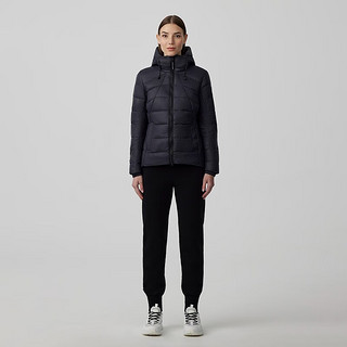 加拿大鹅（Canada Goose）Abbott女士轻量羽绒服连帽衫外套大鹅羽绒服 2220L 61 黑色 XL